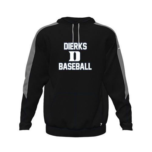 [CUS-DFW-HOOD-FLC-LSL-BLK-YXS-LOGO2] Hoodie (Youth XS, Black, Logo 2)