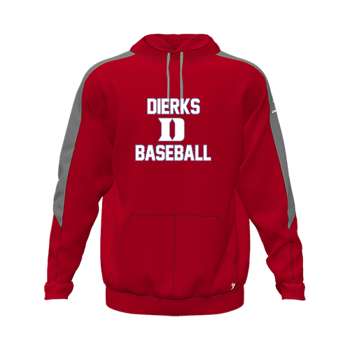 [CUS-DFW-HOOD-FLC-LSL-RED-YXS-LOGO2] Hoodie (Youth XS, Red, Logo 2)