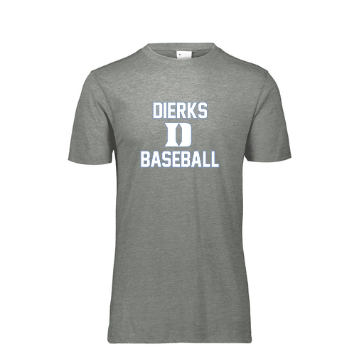 [FTSCUBGY-AS-LOGO2] Decker Men's Tri-Blend T-Shirt - Short Sleeve (Adult S, Gray, Logo 2)