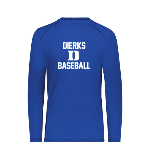 [6845.060.S-LOGO2] Men's SoftTouch Long Sleeve (Adult S, Royal, Logo 2)