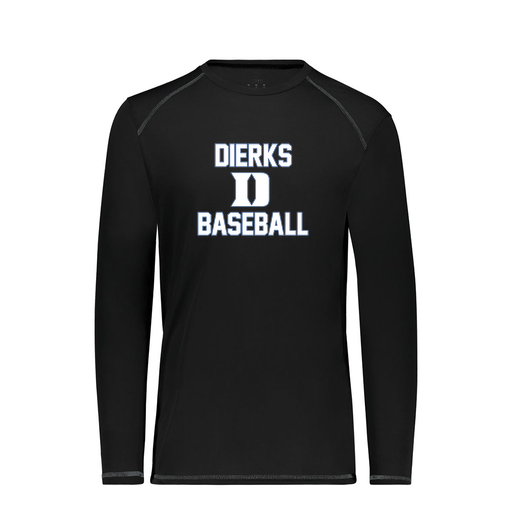 [6846.080.S-LOGO2] Youth SoftTouch Long Sleeve (Youth S, Black, Logo 2)