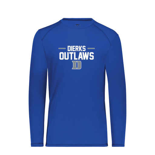 [6846.060.S-LOGO3] Youth SoftTouch Long Sleeve (Youth S, Royal, Logo 3)