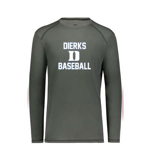 [6846.98D.S-LOGO2] Youth SoftTouch Long Sleeve (Youth S, Gray, Logo 2)