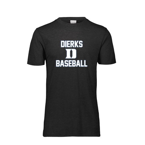 [FTSCUBBK-YS-LOGO2] Decker Youth Tri-Blend T-Shirt - Short Sleeve (Youth S, Black, Logo 2)