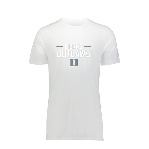 [FTSCUBWH-YS-LOGO3] Decker Youth Tri-Blend T-Shirt - Short Sleeve (Youth S, White, Logo 3)