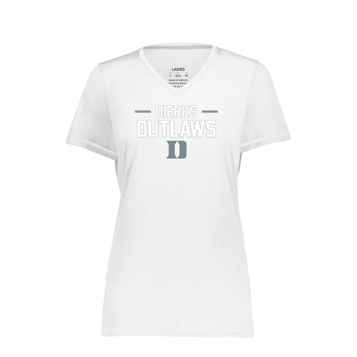 [6844.005.XS-LOGO3] Women's SoftTouch Short Sleeve (Female Adult XS, White, Logo 3)