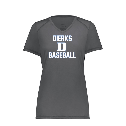 [6844.98D.XS-LOGO2] Women's SoftTouch Short Sleeve (Female Adult XS, Gray, Logo 2)