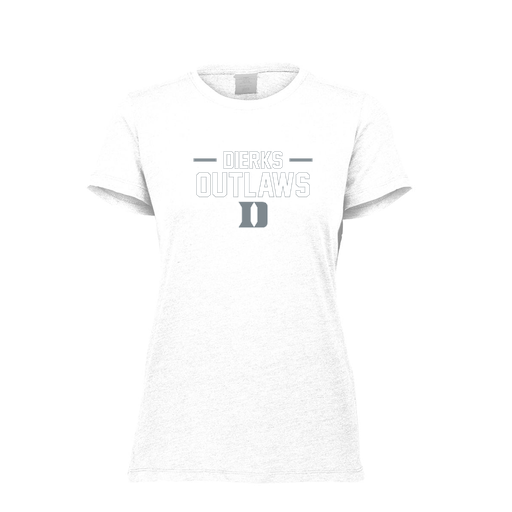 [FTSCUBWH-FAXS-LOGO3] Decker Women's Tri-Blend T-Shirt - Short Sleeve (Female Adult XS, White, Logo 3)