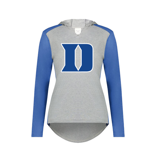 [6902.28V.XS-LOGO1] Ladies Vintage Hoodie (Female Adult XS, Royal, Logo 1)