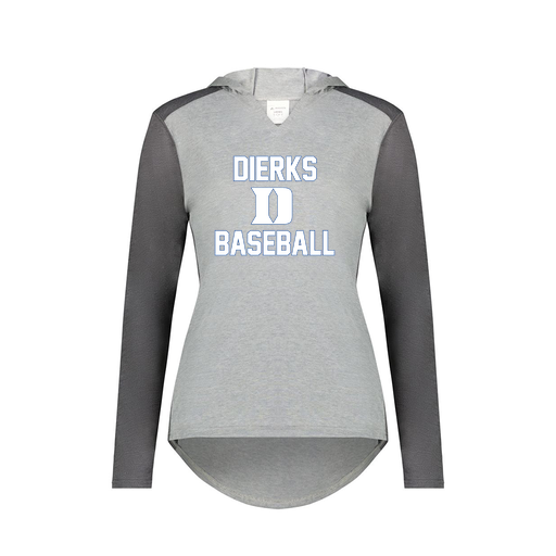 [6902.30V.XS-LOGO2] Ladies Vintage Hoodie (Female Adult XS, Gray, Logo 2)