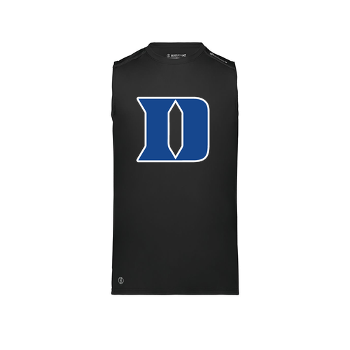 [222593.080.S-LOGO1] Men's CoolDry TankTop (Adult S, Black, Logo 1)