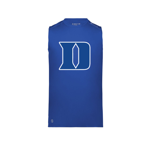 [222593.060.S-LOGO1] Men's CoolDry TankTop (Adult S, Royal, Logo 1)