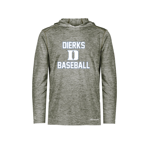 [FOLHCGGY-AS-LOGO2] Decker Men's Charge Hoodie (Adult S, Gray, Logo 2)