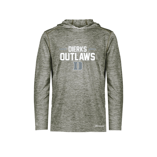 [FOLHCGGY-AS-LOGO3] Decker Men's Charge Hoodie (Adult S, Gray, Logo 3)