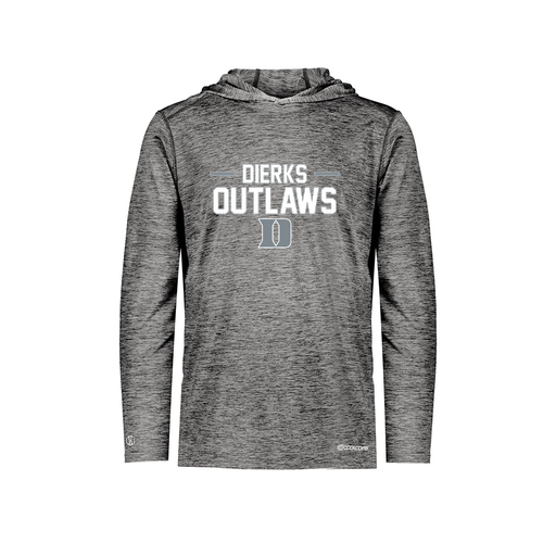 [FOLHCGBK-YS-LOGO3] Decker Youth Charge Hoodie (Youth S, Black, Logo 3)