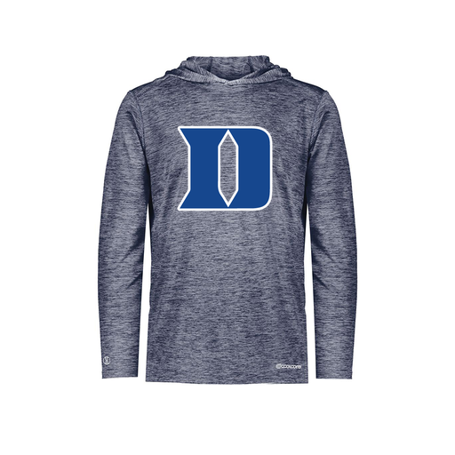 [FOLHCGNV-YS-LOGO1] Decker Youth Charge Hoodie (Youth S, Navy, Logo 1)