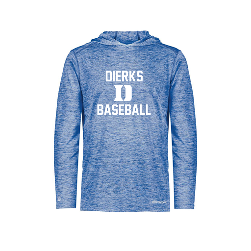 [FOLHCGRY-YS-LOGO2] Decker Youth Charge Hoodie (Youth S, Royal, Logo 2)