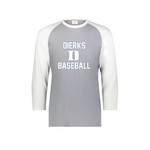 [6880.74S.S-LOGO2] Youth Vintage 3/4 T-Shirt (Youth S, White, Logo 2)