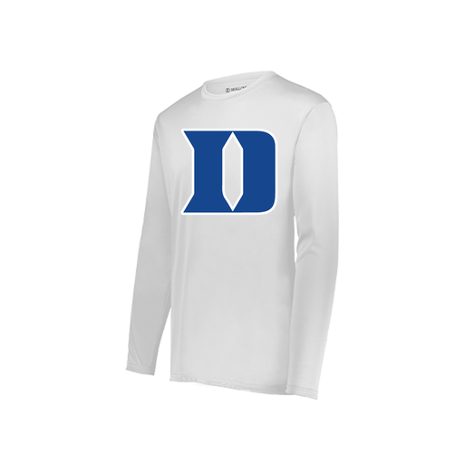[222822.005.XS-LOGO1] Men's LS Smooth Sport Shirt (Adult XS, White, Logo 1)