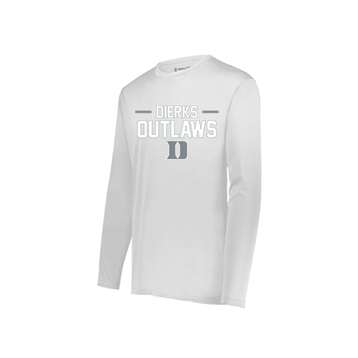[222822.005.XS-LOGO3] Men's LS Smooth Sport Shirt (Adult XS, White, Logo 3)