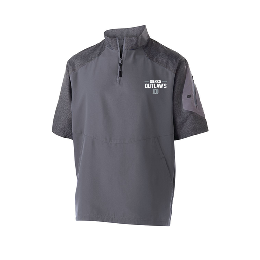 [229545.H60.XS-LOGO3] Men's Raider SS Pullover (Adult XS, Gray, Logo 3)