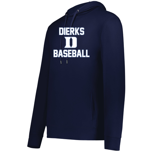 [222598.065.S-LOGO2] Men's Ventura Thin Knit Hoodie (Adult S, Navy, Logo 2)