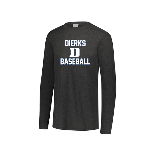 [3076.K94.S-LOGO2] Youth LS Ultra-blend T-Shirt (Youth S, Black, Logo 2)