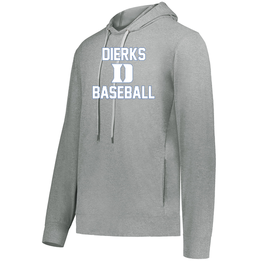[222698.013.S-LOGO2] YOUTH VENTURA THIN KNIT HOODIE (Youth S, Silver, Logo 2)