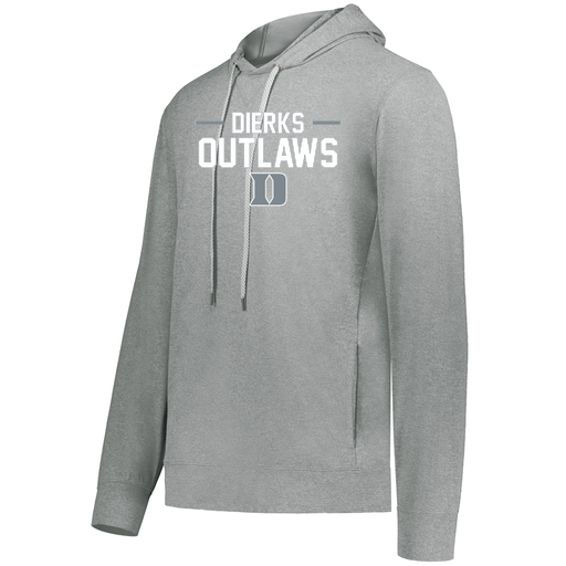 [222698.013.S-LOGO3] YOUTH VENTURA THIN KNIT HOODIE (Youth S, Silver, Logo 3)