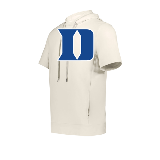 [222605-WHT-YS-LOGO1] YOUTH VENTURA SOFT KNIT SHORT SLEEVE HOODIE (Youth S, White, Logo 1)