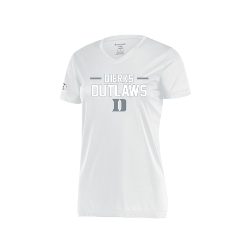 [222820.005.S-LOGO3] Ladies Movement Dri Fit Shirt (Female Adult S, White, Logo 3)