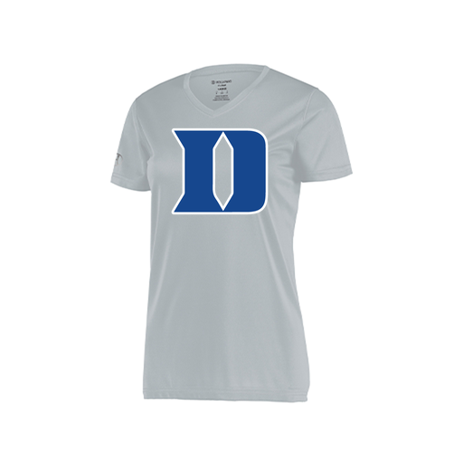 [222820.099.S-LOGO1] Ladies Movement Dri Fit Shirt (Female Adult S, Silver, Logo 1)