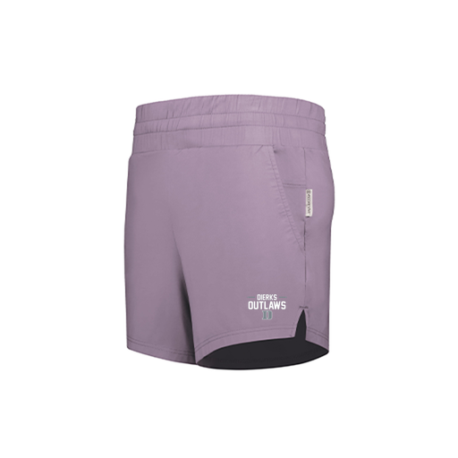 [223704.J63.XS-LOGO3] LADIES VENTURA SOFT KNIT SHORTS (Female Adult XS, Purple, Logo 3)