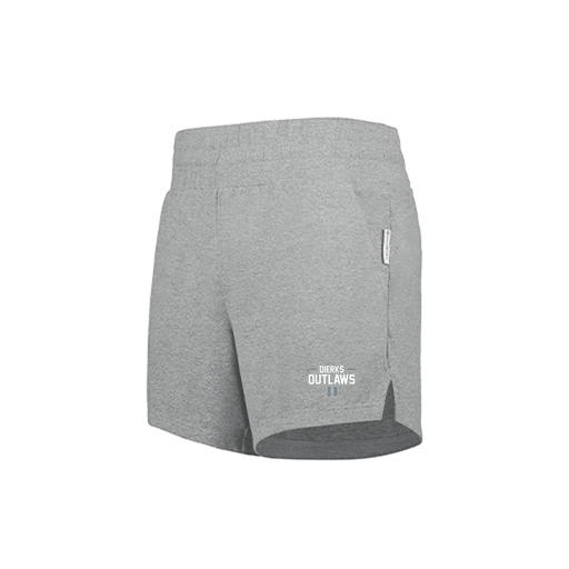[223704.013.XS-LOGO3] LADIES VENTURA SOFT KNIT SHORTS (Female Adult XS, Silver, Logo 3)